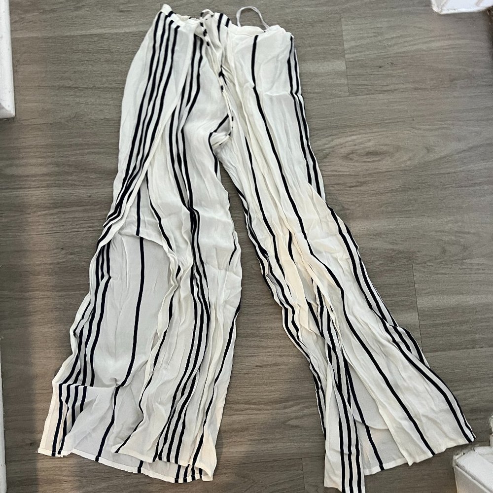 faithfull the brand flare beach pant